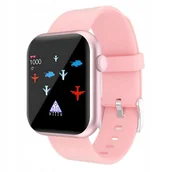 Smartwatch - Newwear R3L Różowy - miniaturka - grafika 1