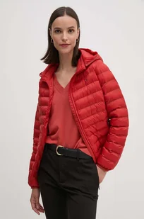 Tommy Hilfiger kurtka damska kolor czerwony przejściowa - Kurtki damskie - miniaturka - grafika 1