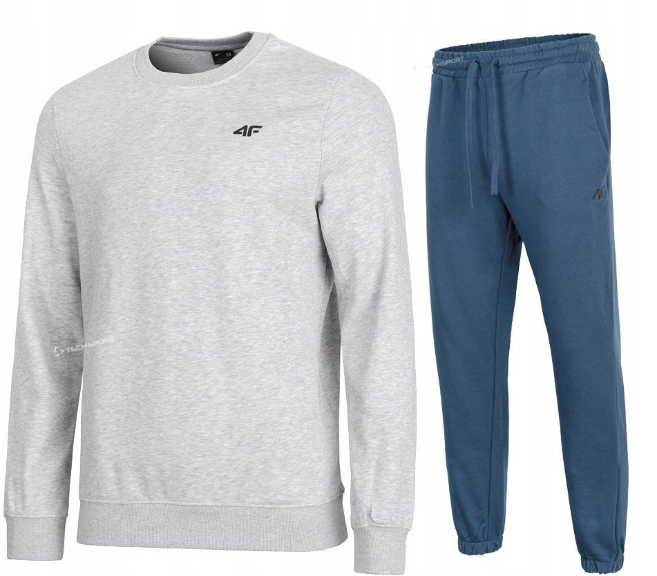 4F MÄSKI DRES BAWEĹNA KOMPLET BLUZA SPODNIE / rozm M