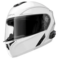 Kaski motocyklowe - Sena Outrush R Modułowy kask motocyklowy Bluetooth z systemem interkomu (biały połysk, L) - miniaturka - grafika 1