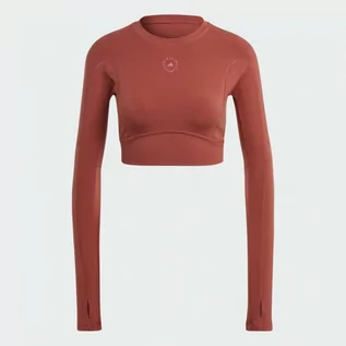 Koszulki i topy damskie - Koszulka adidas by Stella McCartney Truestrengh Crop Longsleeve Top W (kolor Różowy, rozmiar S) - grafika 1