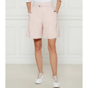 BOSS BLACK Wełniane szorty Taleda Regular Fit - Spodenki damskie - miniaturka - grafika 1