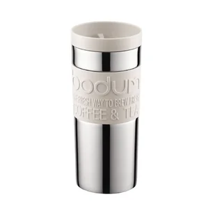 Bodum 11093  01 Travel Mug kubek, 0.35 L, na podróż ze stali nierdzewnej 8.5 x 8.5 x 18 cm 11093-913 - Kubki termiczne - miniaturka - grafika 2