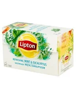 Herbata - Herbata LIPTON MIĘTA Z EUKALIPTUSEM 20 saszetek - miniaturka - grafika 1
