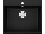 Zlewozmywaki - Primagran.pl Zlewozmywak kuchenny granitowy jednokomorowy bez ociekacza z dużą komorą XL Ryga 60 MYRKM-A0#N - miniaturka - grafika 1