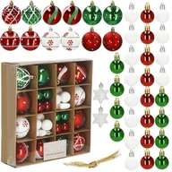 Bombki - Bombki choinkowe 42 szt. ozdoby świąteczne zestaw 3/6cm - miniaturka - grafika 1