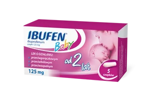 Polpharma Ibufen Baby 125mg 5 szt. - Przeziębienie i grypa - miniaturka - grafika 1