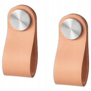 IKEA OSTERNAS Uchwyt meblowy skórzany, 65 mm, 2 sztuki - Meble modułowe i akcesoria - miniaturka - grafika 1