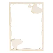 Scrapbooking - EKO-DECO, ramka z motylkami, tekturowa - miniaturka - grafika 1