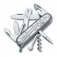 Akcesoria turystyczne - Victorinox 1.3703 nóż oficerski, srebrny, jeden rozmiar 13703T7NP - miniaturka - grafika 1