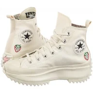 Trampki damskie - Trampki Run Star Hike Hi Egret/Egret/Sunrise Pink A03560C (CO679-a) Converse - miniaturka - grafika 1