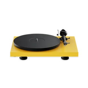 Pro-Ject DEBUT EVO 2 gramofon z wkładką (żółty satynowy) - Gramofony - miniaturka - grafika 1