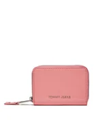 Portfele - Tommy Jeans Mały Portfel Damski Tjw Ess Must Small Za Patent AW0AW15935 Różowy - miniaturka - grafika 1