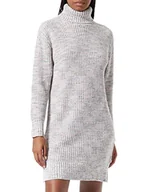 Sukienki - GANT Damska sukienka D2. Multi Color Rollneck Dress sukienka, kremowa, XL - miniaturka - grafika 1