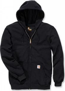 Carhartt Bluza Carhartt Midweight Hooded ZIP Black - Bluzy męskie - miniaturka - grafika 1