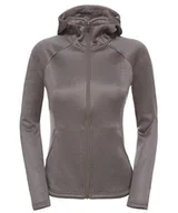Bluzy damskie - North Face damska bluza z kapturem z agawy, królik szary wrzosowy, XL - miniaturka - grafika 1