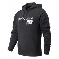 Bluzy sportowe męskie - Bluza na co dzień męska NEW BALANCE z kapturem - miniaturka - grafika 1
