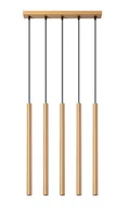 Lampy sufitowe - Złota lampa wisząca sople nad wyspę - A381 E9-R60 - miniaturka - grafika 1