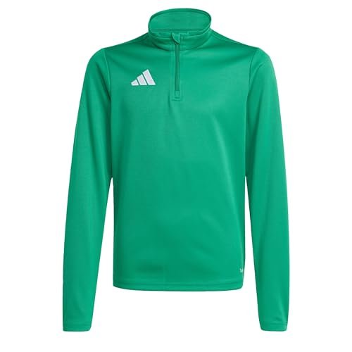 adidas uniseks-kind Entrada26 Training Top Kids, team green/white, 13-14 Years