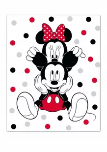 Myszka Minnie Koc polarowy Narzuta Mickey 140 x100 - Koce i narzuty dla dzieci - miniaturka - grafika 1