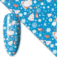 Ozdoby do paznokci - Folia transferowa Christmas 100 cm Nr 3 - miniaturka - grafika 1