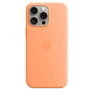 Etui i futerały do telefonów - Apple Silikonowe etui z MagSafe do iPhone 15 Pro Max Pomarańczowy sorbet MT1W3ZM/A - miniaturka - grafika 1