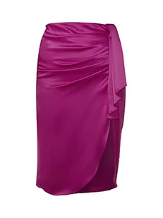 Chi Chi London Damska satynowa spódnica maxi w kolorze fioletowym, Fioletowy, 34 - Spódnice - miniaturka - grafika 1