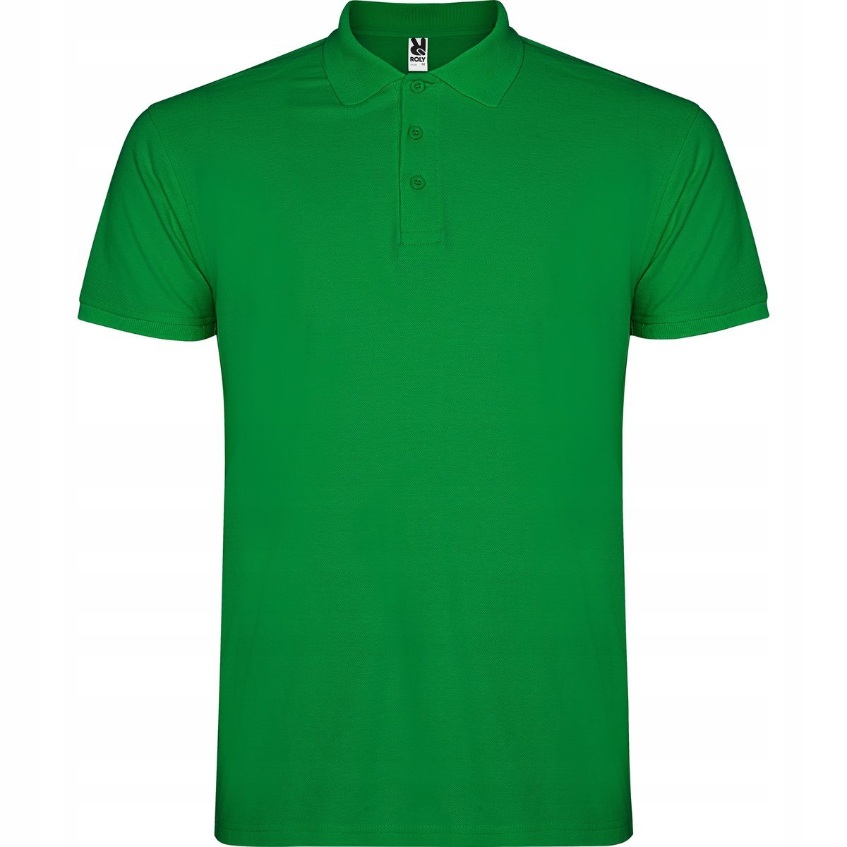 Koszulka POLO Męska Bawełna PIQUE Roly STAR 6638 ZIELONY Tropical 2XL