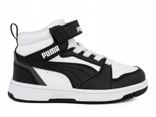 BUTY dziecięce PUMA REBOUND MID wysokie 393832-01 32 - Buty dla dziewczynek - miniaturka - grafika 1
