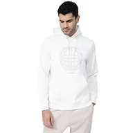 Bluzy męskie - 4F Bluza męska, Biały, XL - miniaturka - grafika 1