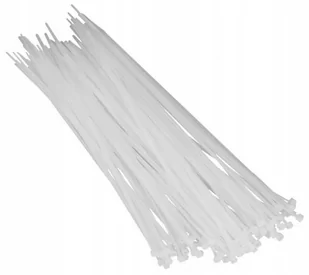 HEITECH Opaski zaciskowe HEITECH 20 cm 100 szt Biały - Akcesoria turystyczne - miniaturka - grafika 2