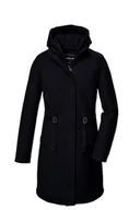 Kurtki damskie - G.I.G.A. DX Damska kurtka polarowa parka/płaszcz z odpinanym kapturem GW 46 WMN PRK, czarny, 38, 41988-000 - miniaturka - grafika 1