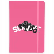 Zeszyty szkolne - NOTES A5 RÓŻ Notatnik W Linie SURVIVE SNAKE Wzory - miniaturka - grafika 1