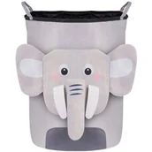 Pojemniki na zabawki - Kosz na zabawki, Nukido, szary słonik - miniaturka - grafika 1