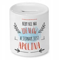 Skarbonki - Skarbonka Dla Apoliny Urodziny Idealny Prezent z Nadrukiem ze Zdjęciem - miniaturka - grafika 1