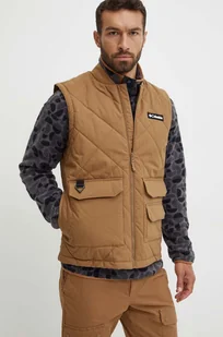 Columbia bezrękawnik Rad Padded męski kolor brązowy przejściowy 2075981 - Kamizelki męskie - miniaturka - grafika 1
