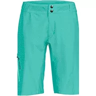 Spodnie damskie - VAUDE Damskie spodnie Women's Ligure Shorts turkusowy Peacock 40 - miniaturka - grafika 1