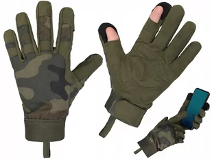 Dominator Rękawice Wojskowe Strzeleckie "Tactical" Dotykowe S Olive/ Wz.93 - Rękawiczki - miniaturka - grafika 1