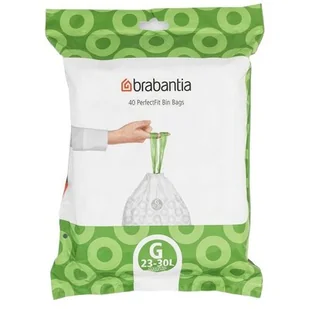 Brabantia Worki na śmieci (G) 30L 375668 - MEGA PACZKA - Worki na śmieci - miniaturka - grafika 1