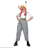 Stroje karnawałowe - Widmann GAU lois  Pants w/Braces, Helmet w/plaits, Belt Costume (Cartoon), xl, Multicoloured 38288 - miniaturka - grafika 1