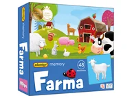 Gry planszowe - Adamigo memory gra planszowa Farma - miniaturka - grafika 1