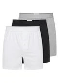Majtki męskie - Bokserki (dłuższa nogawka) Oracle Henderson 3-pak czarny, szary popielaty, biały L - miniaturka - grafika 1
