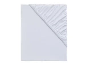 Emma Prześcieradło z dżerseju z gumką, 90-100 x 200 cm (Biały) - Prześcieradła - miniaturka - grafika 1