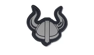 101 Inc. - Naszywka 3D - Viking Helmet - Szary - Odzież taktyczna i umundurowanie - miniaturka - grafika 1