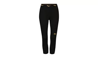 Spodnie damskie - Everlast damskie spodnie przycięte Leonard 7/8, czarno-złote, rozmiar XS - grafika 1