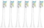 Końcówki do szczoteczek elektrycznych - 6x Końcówki do Soocas X1/X3/X3U/X5 - biała - miniaturka - grafika 1