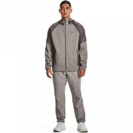 Spodnie męskie - Męskie spodnie treningowe Under Armour UA Unstoppable Brushed Pants - miniaturka - grafika 1