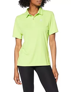 Koszulki męskie - Odlo męska koszulka polo S/S Cardada zielony Acid Lime S 222202 - grafika 1