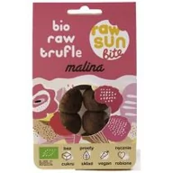 Batony proteinowe - RAW SUN BITE (praliny) TRUFLE MALINOWE BIO 105 g - RAW SUN BITE - miniaturka - grafika 1