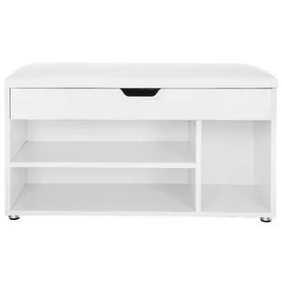 Szafka na Buty z Siedziskiem - LHS30W - Meble do przedpokoju - miniaturka - grafika 1